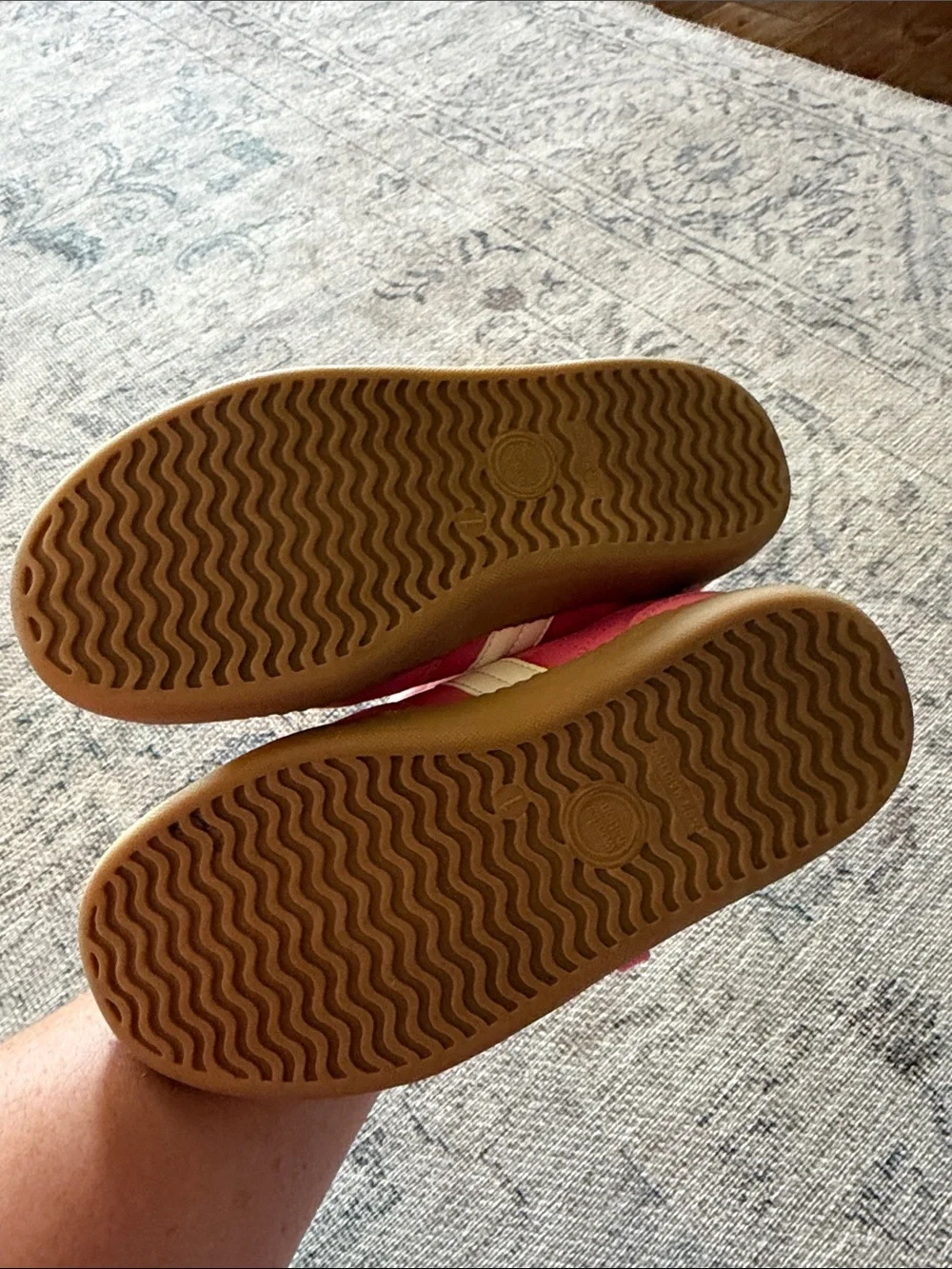 wonder nation Pink Sneakers with White Stripe